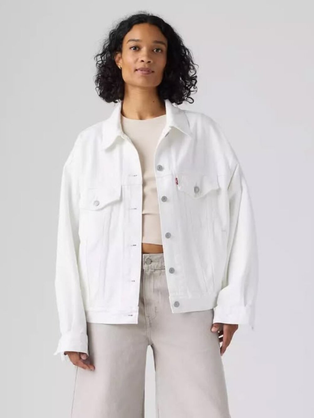 Levi's Women's 90s Trucker Jacket in White - Size S